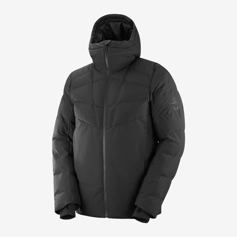 Veste De Ski Salomon Homme Noir - Salomon SNOWSHELTER - France (2765-AUKQT)